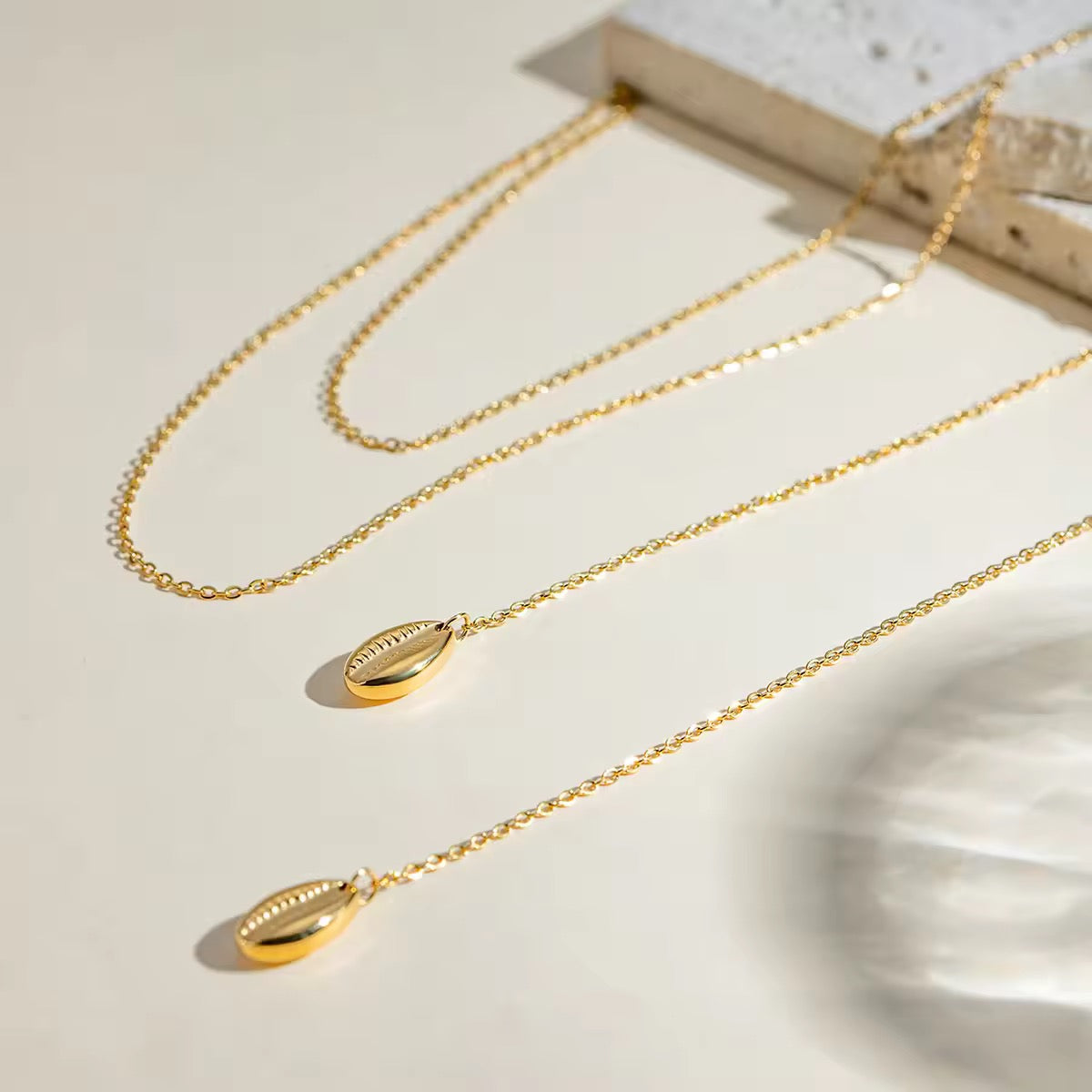 Shell Spiral Neck piece
