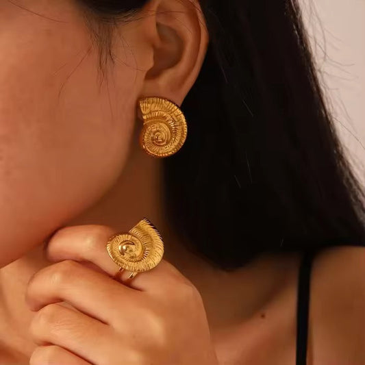 Fossil Bloom Earrings
