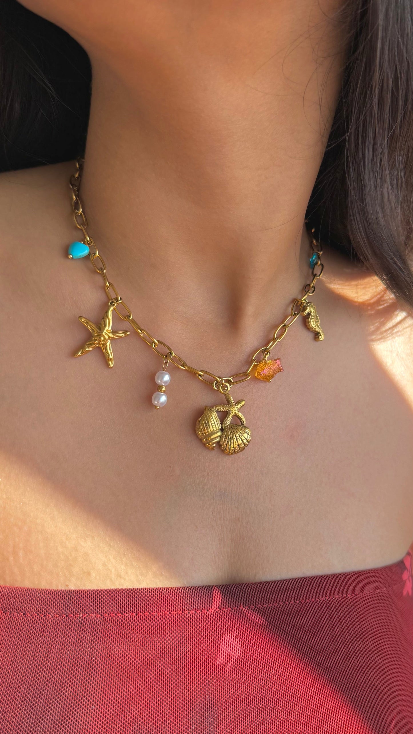 Ocean charms necklace