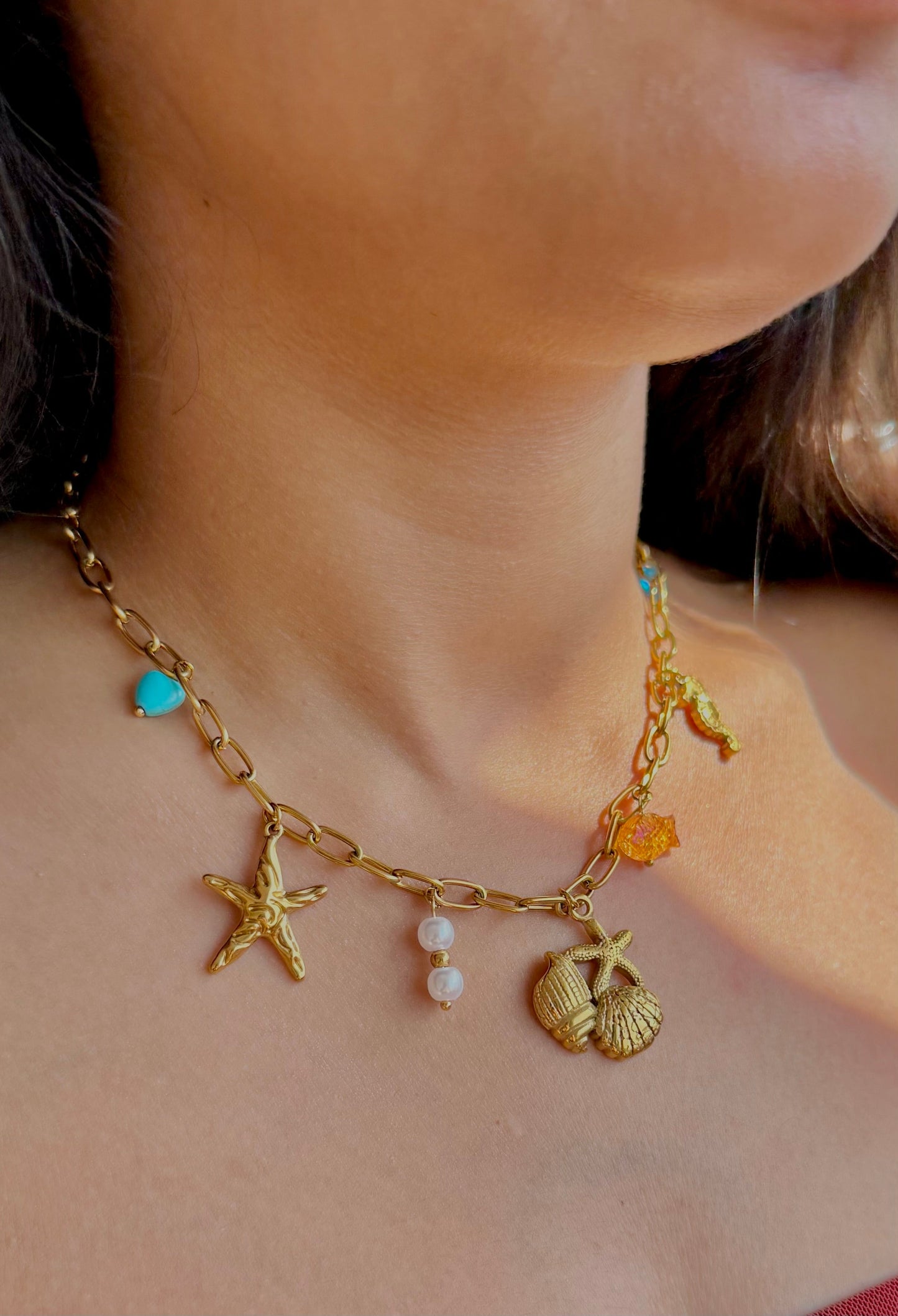 Ocean charms necklace