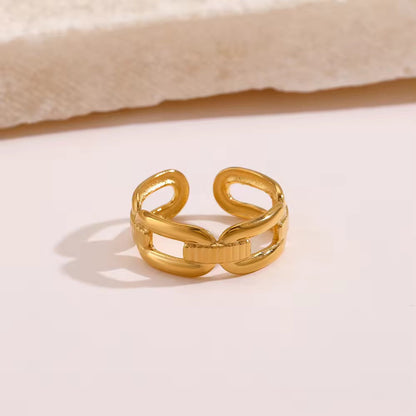 Chain cuff Ring