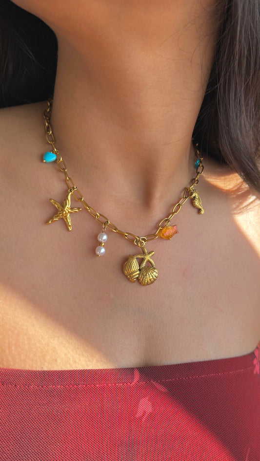 Ocean charms necklace