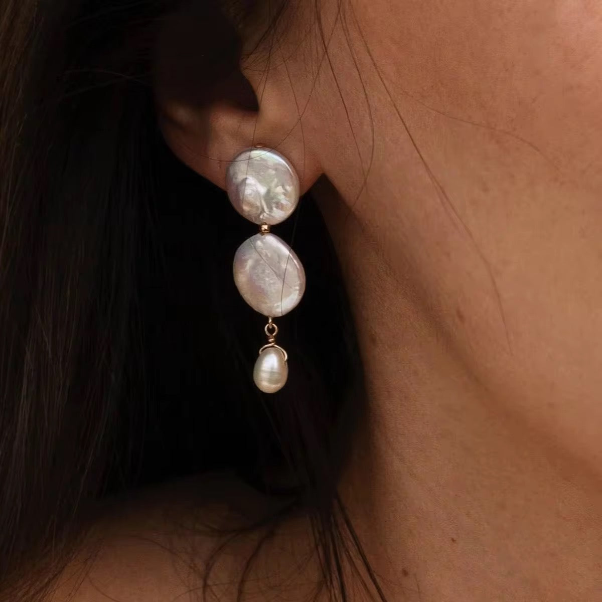 Fresh water pearl danglers
