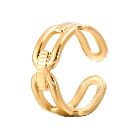 Chain cuff Ring