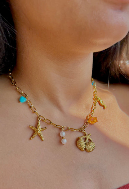 Ocean charms necklace