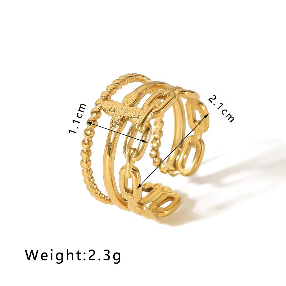Ariana adjustable ring